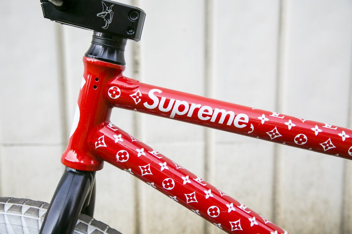 HYPEBEAST SUPREME x Louis Vuitton BMX BIKE CHECK