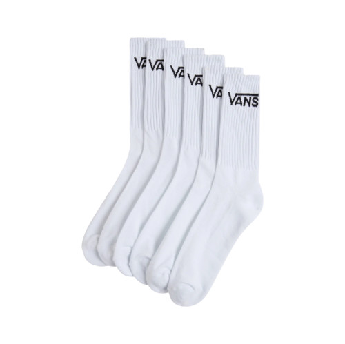 Ponožky Vans CLASSIC CREW White 6 Pack