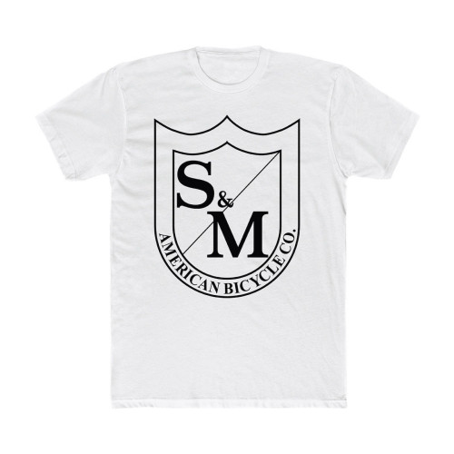 Triko S&M BIG SHIELD White/ Black