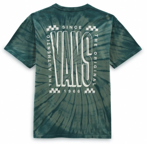 Triko Vans TALL TYPE TIE DYE Duck Green
